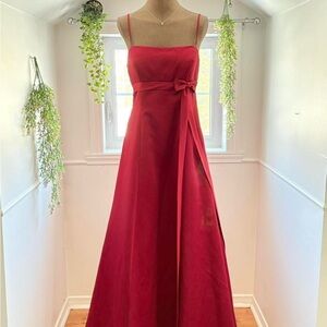 Alfred Angelo Red Maxi Dress